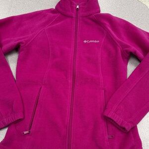 Columbia Pink Fleece Jacket sz Small